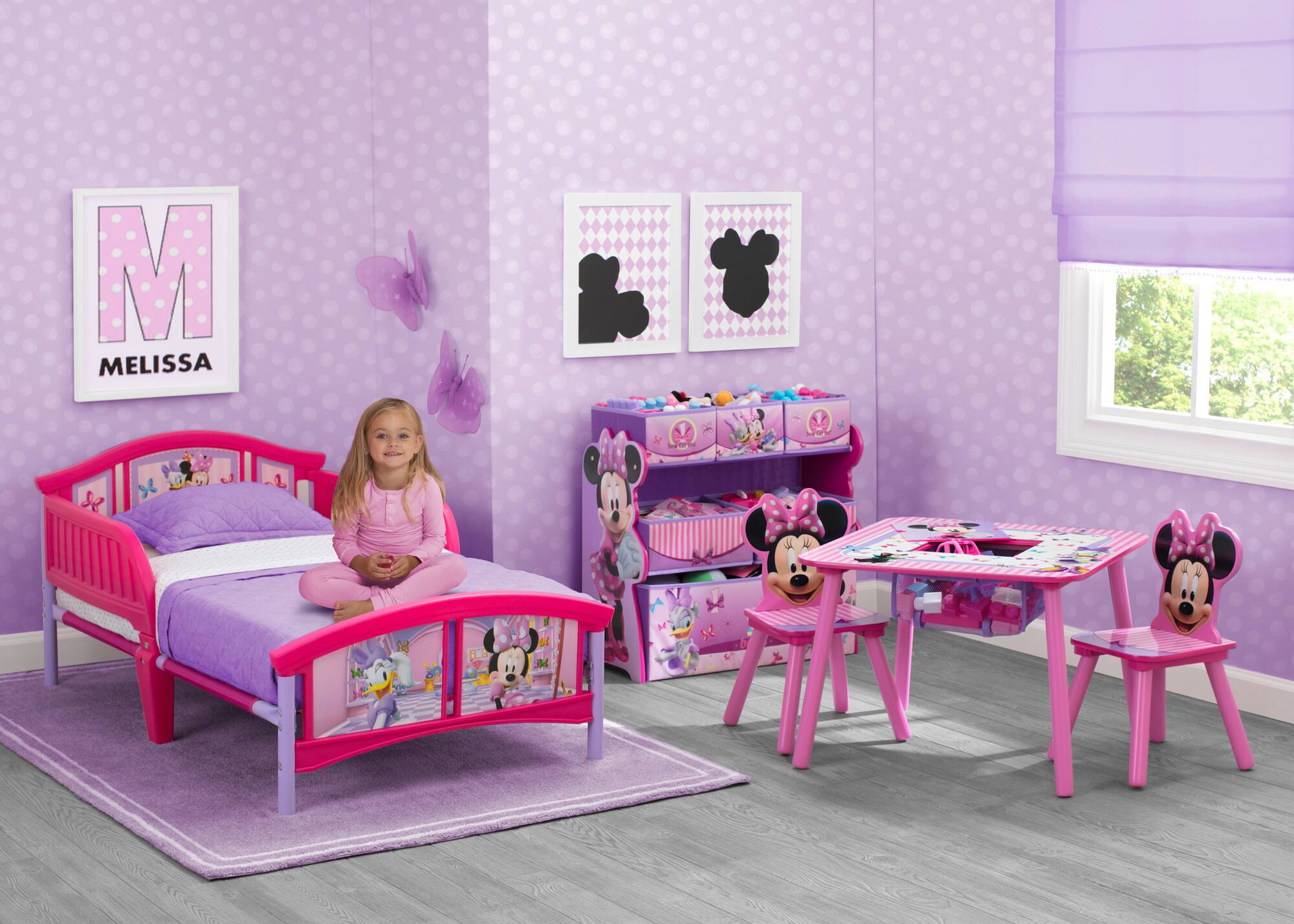 Minnie Mouse Plastic Toddler Bed